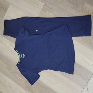 XXS/XXSP navy blue Healing Hands scrub set